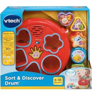Vtech Red Sort & Discover Drum